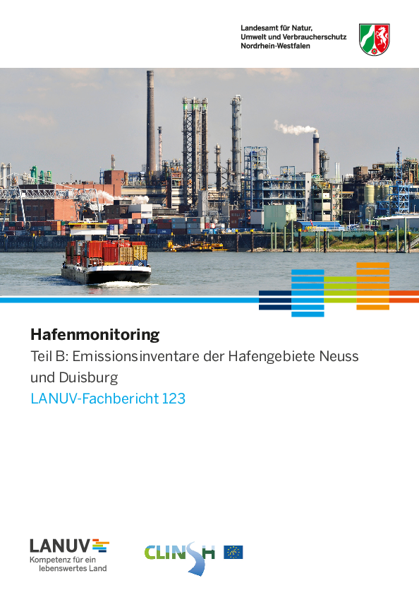 Hafenmonitoring Teil B: Emissionsinventare der Hafengebiete Neuss und Duisburg