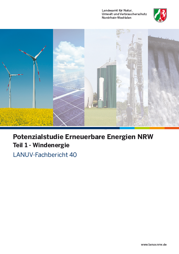 Potenzialstudie Erneuerbare Energien NRW, Teil 1 - Windenergie