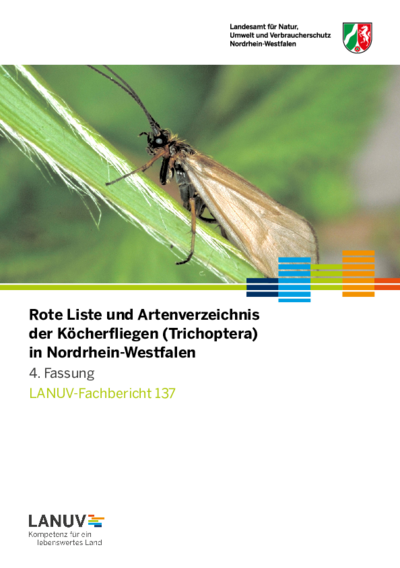 Rote Liste und Artenverzeichnis der Köcherfliegen (Trichoptera) in Nordrhein-Westfalen, 4. Fassung