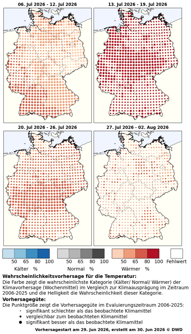 DWD-Profi-Witterungsvorhersage Temperatur