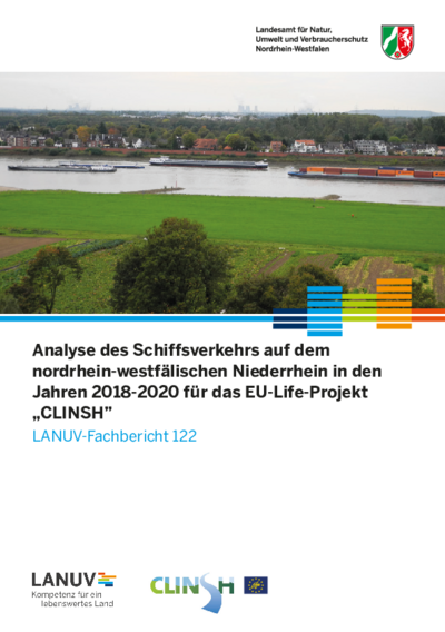 Analyse des Schiffsverkehrs auf dem nordrhein-westfälischen Niederrhein in den Jahren 2018-2020 für das EU-Life-Projekt „CLINSH”