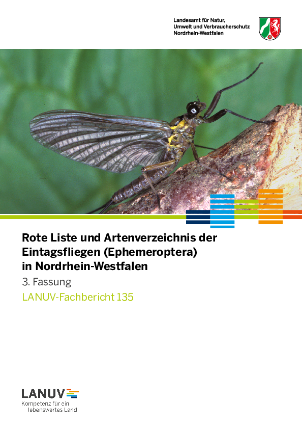 Rote Liste und Artenverzeichnis der Eintagsfliegen (Ephemeroptera) in Nordrhein-Westfalen