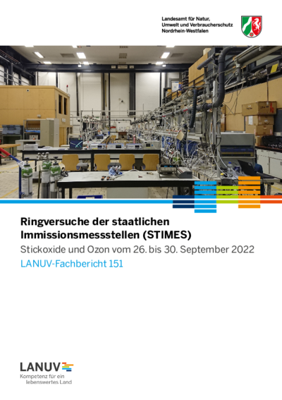 Ringversuche der staatlichen Immissionsmessstellen (STIMES): Stickoxide und Ozon vom 26. bis 30. September 2022